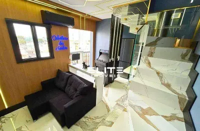 Cobertura com 2 dormitórios à venda, 80 m² por r$ 689.000,00 - santa maria - santo andré/sp