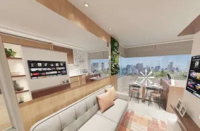 Apartamento com 2 dormitórios à venda, 49 m² por r$ 599.000,00 - jardim - santo andré/sp
