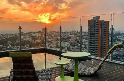Cobertura com 3 dormitórios à venda, 460 m² por r$ 7.200.000,00 - jardim - santo andré/sp