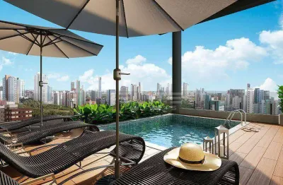 Apartamento com 1 dormitório à venda, 30 m² por r$ 320.000,00 - jardim - santo andré/sp