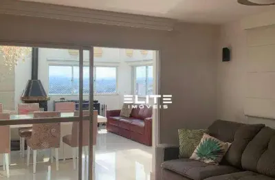 Cobertura com 3 dormitórios para alugar, 229 m² por r$ 15.155,95/mês - jardim - santo andré/sp
