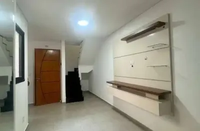 Cobertura com 2 dormitórios para alugar, 88 m² por r$ 2.725,00/mês - vila pires - santo andré/sp