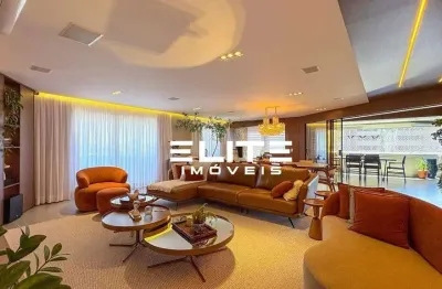 Apartamento à venda em santo andré (campestre) – 4 quartos, suítes, varanda gourmet, 327 m², 5 vagas e varanda gourmet