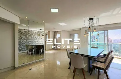 Apartamento com 4 dormitórios à venda, 198 m² - jardim - santo andré/sp