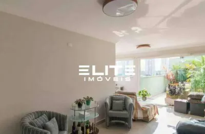 Cobertura com 3 dormitórios à venda, 180 m² por r$ 940.000,00 - jardim - santo andré/sp