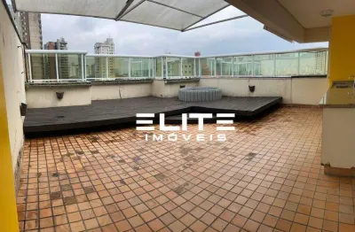 Cobertura com 3 dormitórios para alugar, 250 m² por r$ 12.500,75/mês - jardim - santo andré/sp