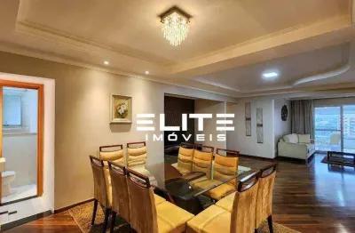 Apartamento com 3 suítes para alugar, 176m², bairro jardim - santo andré/sp