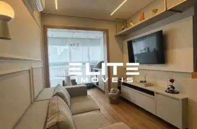 Apartamento com 2 dormitórios 1 suíte à venda, 63 m² por r$ 980.000 - centro - santo andré/sp