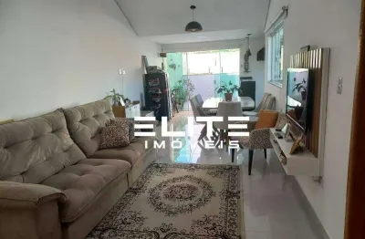 Cobertura com 3 dormitórios à venda, 130 m² campestre - santo andré/sp