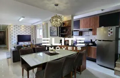 Cobertura com 3 dormitórios à venda, 160 m² por r$ 800.000,00 - campestre - santo andré/sp