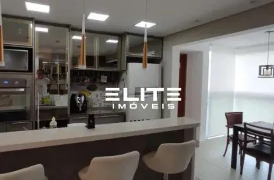 Apartamento com 2 dormitórios à venda, 83 m² por r$ 930.000,00 - vila scarpelli - santo andré/sp