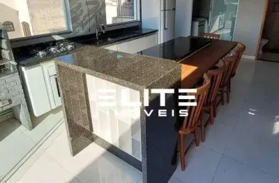 Cobertura com 3 dormitórios à venda, 130 m² por r$ 591.000,00 - vila humaitá - santo andré/sp