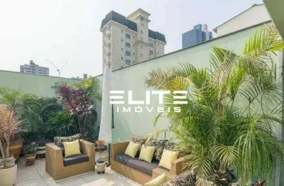 Cobertura com 3 dormitórios à venda, 180 m² por r$ 945.000,00 - jardim - santo andré/sp