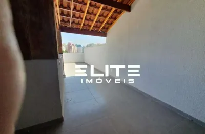 Cobertura à venda, 2 quartos, 1 suíte, 1 vaga, paraíso - santo andré/sp