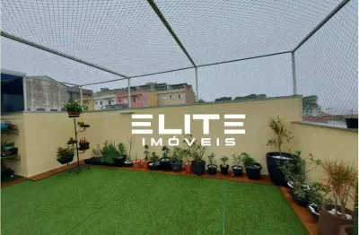 Cobertura à venda, 167 m² por r$ 539.990,00 - vila alzira - santo andré/sp