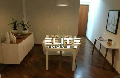 Apartamento à venda, 3 quartos, 1 suíte, 2 vagas, vila alzira - santo andré/sp