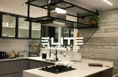 Apartamento triplex com 1 dormitório à venda, 148 m² por r$ 1.485.000,00 - jardim - santo andré/sp