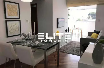 Apartamento à venda, 2 quartos, 1 suíte, 2 vagas, campestre - santo andré/sp