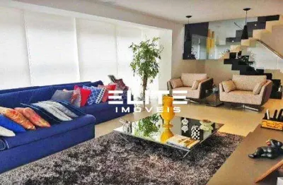 Cobertura à venda, 305 m² por r$ 4.250.000,00 - jardim - santo andré/sp