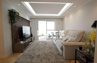 Apartamento com 3 dormitórios à venda, 129 m² centro - santo andré/sp