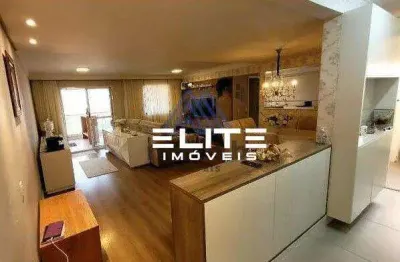 Apartamento com 3 dormitórios à venda, 115 m² por r$ 1.055.000,00 - vila valparaíso - santo andré/sp