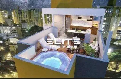 Cobertura com 2 dormitórios à venda, 93 m² por r$ 832.900,00 - jardim - santo andré/sp