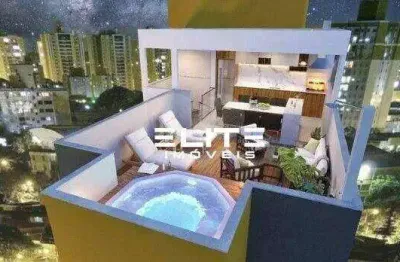 Cobertura com 2 dormitórios à venda, 101 m² por r$ 933.900,00 - jardim - santo andré/sp