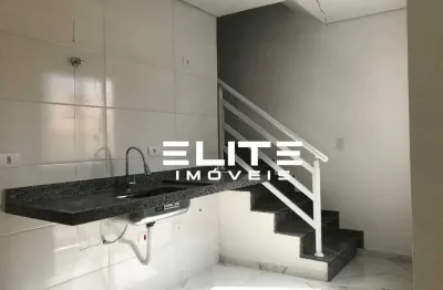 Cobertura com 2 dormitórios à venda, 97 m² por r$ 580.000,00 - vila assunção - santo andré/sp