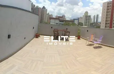 Cobertura com 2 dormitórios à venda, 139 m² por r$ 650.000,00 - vila santa teresa - santo andré/sp