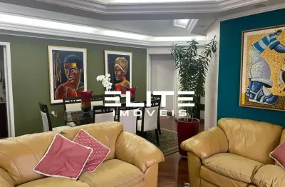 Apartamento com 4 dormitórios à venda, 135 m² por r$ 830.000,00 - vila assunção - santo andré/sp