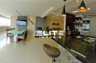 Apartamento com 3 dormitórios à venda, 126 m² por r$ 1.325.000,00 - vila scarpelli - santo andré/sp