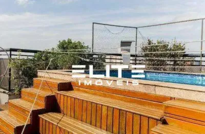 Cobertura com 4 dormitórios à venda, 300 m² por r$ 1.590.000,00 - vila guiomar - santo andré/sp