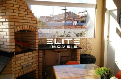 Cobertura com 2 dormitórios à venda, 130 m² por r$ 585.000,00 - vila valparaíso - santo andré/sp