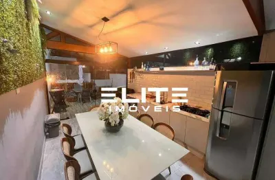 Cobertura com 3 dormitórios à venda, 172 m² por r$ 1.007.000,00 - vila bastos - santo andré/sp