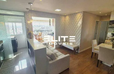 Apartamento com 2 dormitórios à venda, 64 m² por r$ 725.000,00 - parque jaçatuba - santo andré/sp