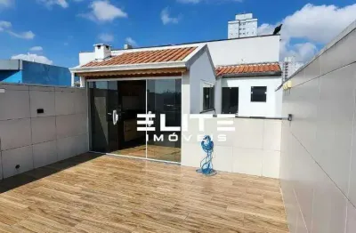 Cobertura com 2 dormitórios à venda, 129 m² por r$ 500.000,00 - vila príncipe de gales - santo andré/sp