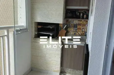 Excelente apartamento bairro campestre com sacada gourmet