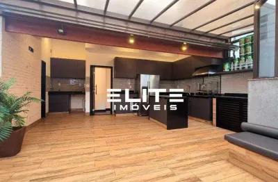 Cobertura com 2 quartos sendo 2 suítes à venda, 100 m² por r$ 679.000 - vila bastos - santo andré/sp