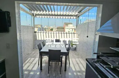 Cobertura à venda, 110 m² por r$ 532.000,00 - vila metalúrgica - santo andré/sp
