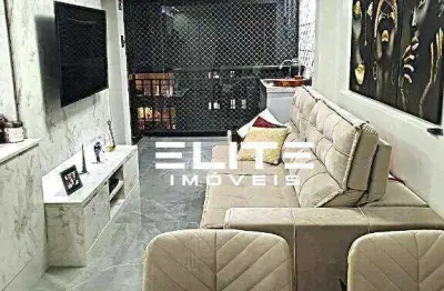 Apartamento com 3 dormitórios à venda, 74 m² por r$ 797.000,00 - jardim - santo andré/sp