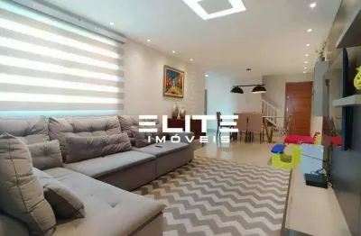 Cobertura com 3 dormitórios à venda, 230 m² por r$ 900.000,00 - campestre - santo andré/sp