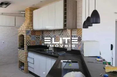 Cobertura com 3 dormitórios à venda, 163 m² por r$ 699.000,00 - vila alzira - santo andré/sp