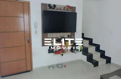 Cobertura com 2 dormitórios à venda, 96 m² por r$ 553.000,00 - vila gilda - santo andré/sp