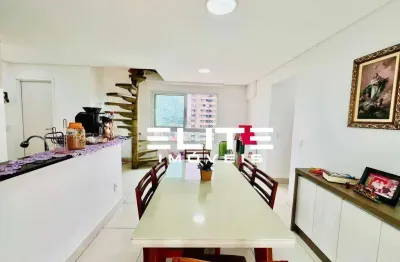 Cobertura à venda, 140 m² por r$ 870.000,00 - jardim - santo andré/sp