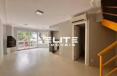 Apartamento duplex com 1 dormitório à venda, 104 m² jardim - santo andré/sp