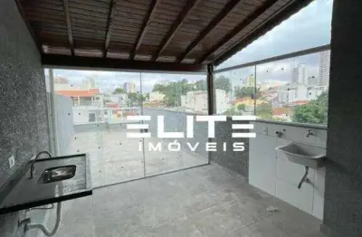 Cobertura com 2 dormitórios à venda, 90 m² por r$ 505.000,00 - vila são pedro - santo andré/sp