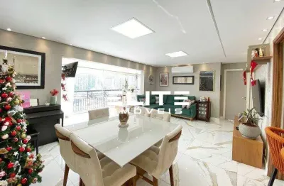 Apartamento com 3 dormitórios à venda, 133 m² por r$ 1.799.000,00 - jardim - santo andré/sp