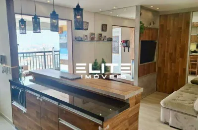 Apartamento com 2 dormitórios à venda, 64 m² por r$ 650.000,00 - parque jaçatuba - santo andré/sp