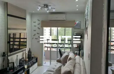 Apartamento com 2 dormitórios à venda, 60 m² por r$ 585.000,00 - jardim - santo andré/sp