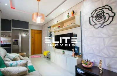 Apartamento à venda cobertura 2 quartos sendo 1 suíte, 96 m², área gourmet por r$ 590.000 - vila leopoldina/ vila alzira - santo andré/sp